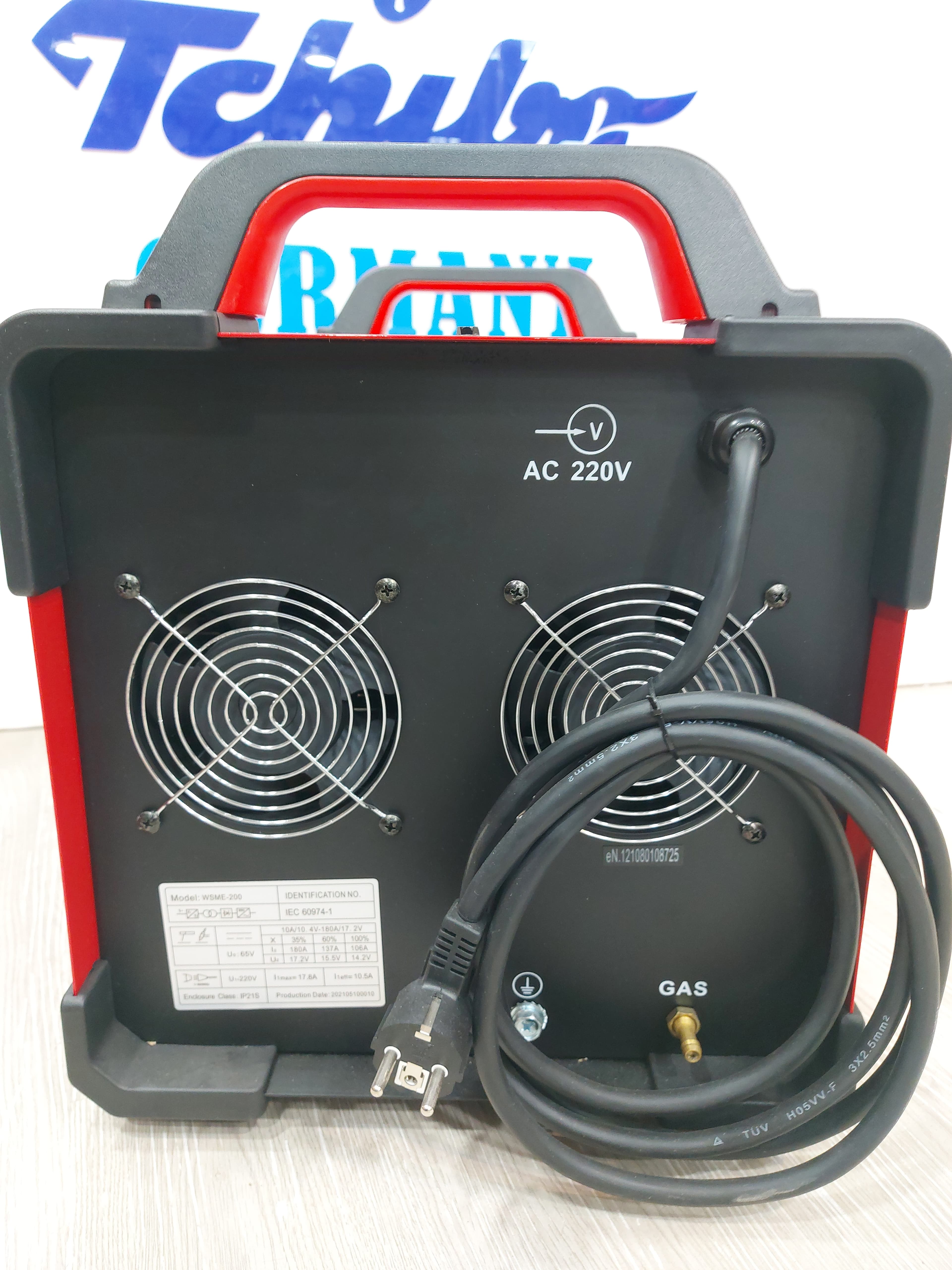 دستگاه جوش 200 آمپر آرگون AC/DC مدل WSME-200 ادون — تصویر ۳