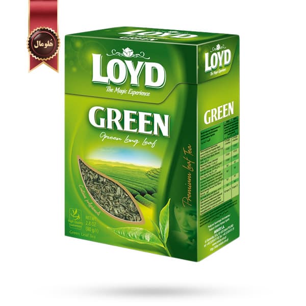 چای سبز لوید LOYD Green tea وزن 80 گرم (اورجینال)