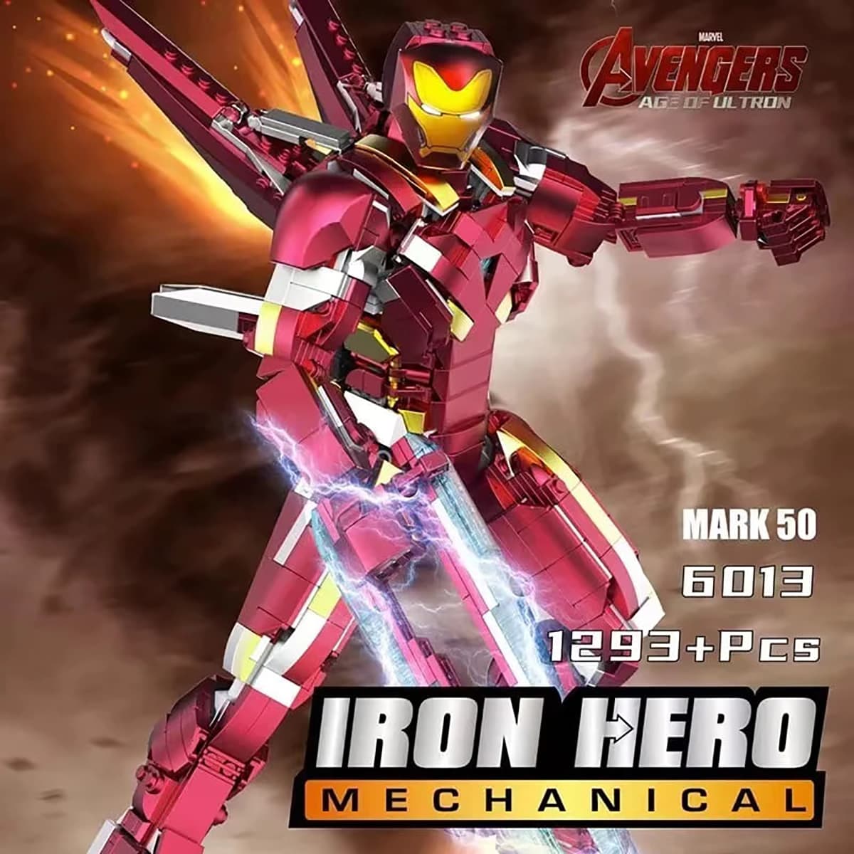 لگو ایرون من مدل TL-6013 Iron Man MK50 — تصویر ۳