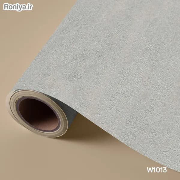 کاغذ دیواری ساده طوسی مات W1013