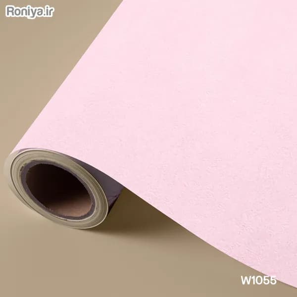 کاغذ دیواری ساده یاسی روشن W1055
