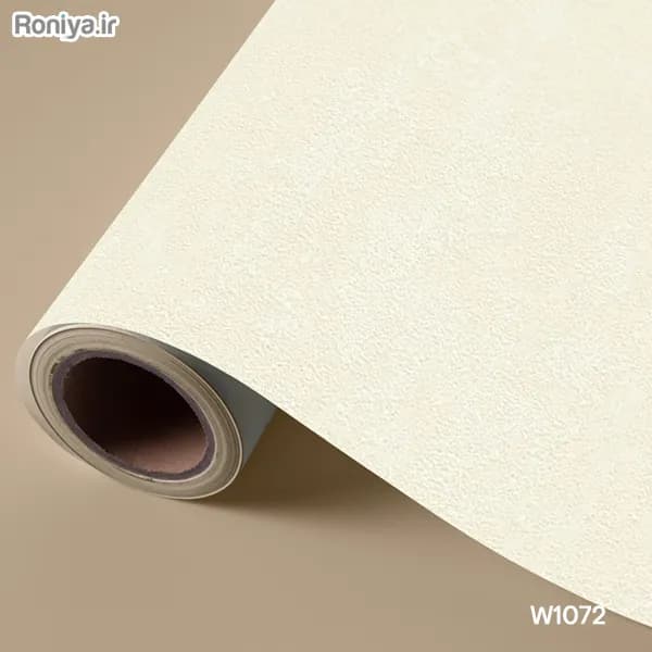 کاغذ دیواری شیری ساده W1072