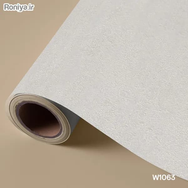کاغذ دیواری ساده نقره ای W1063