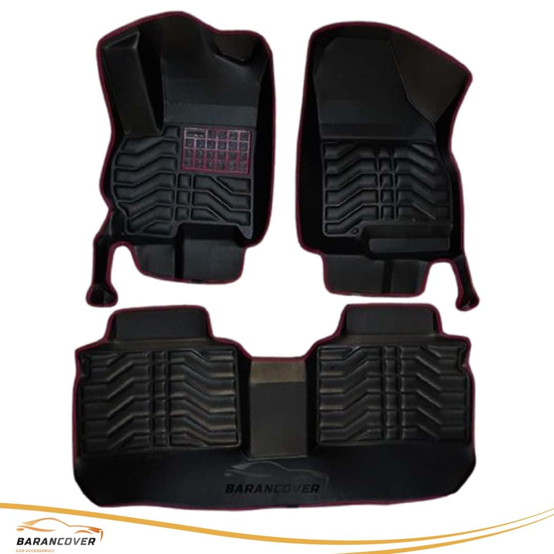 کفی پنج بعدی ام وی ام mvm x77 رنگ مشکی نوار زرشکی