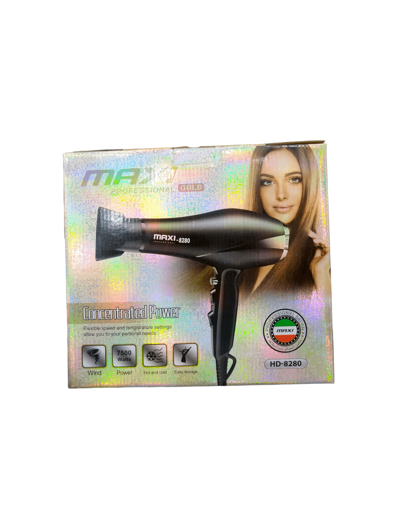 سشوار حرفه ای مکسی مدل HD-8280 — تصویر ۳