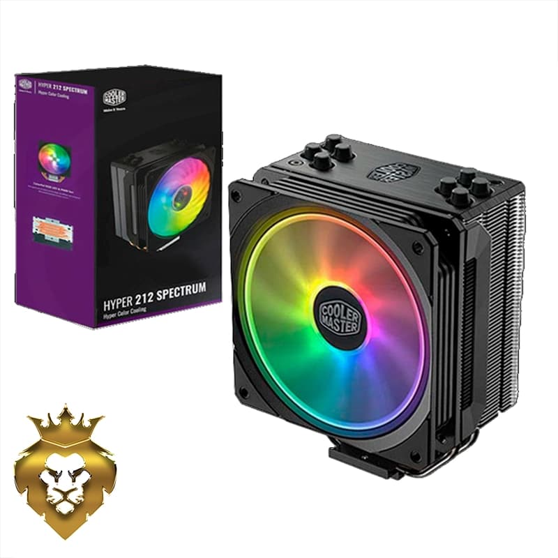 خنک کننده بادی کولرمستر اسپکتروم Cooler Master HYPER 212 SPECTRUM ARGB