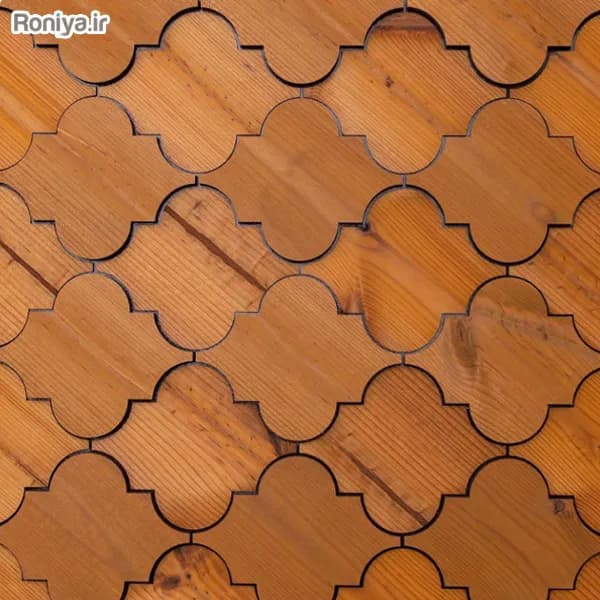 دیوار چوبی سنتی پشت چسبدار