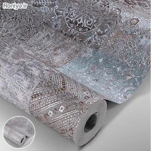 ست کاغذ دیواری طرح چهل تیکه کد 00111 + طرح ساده