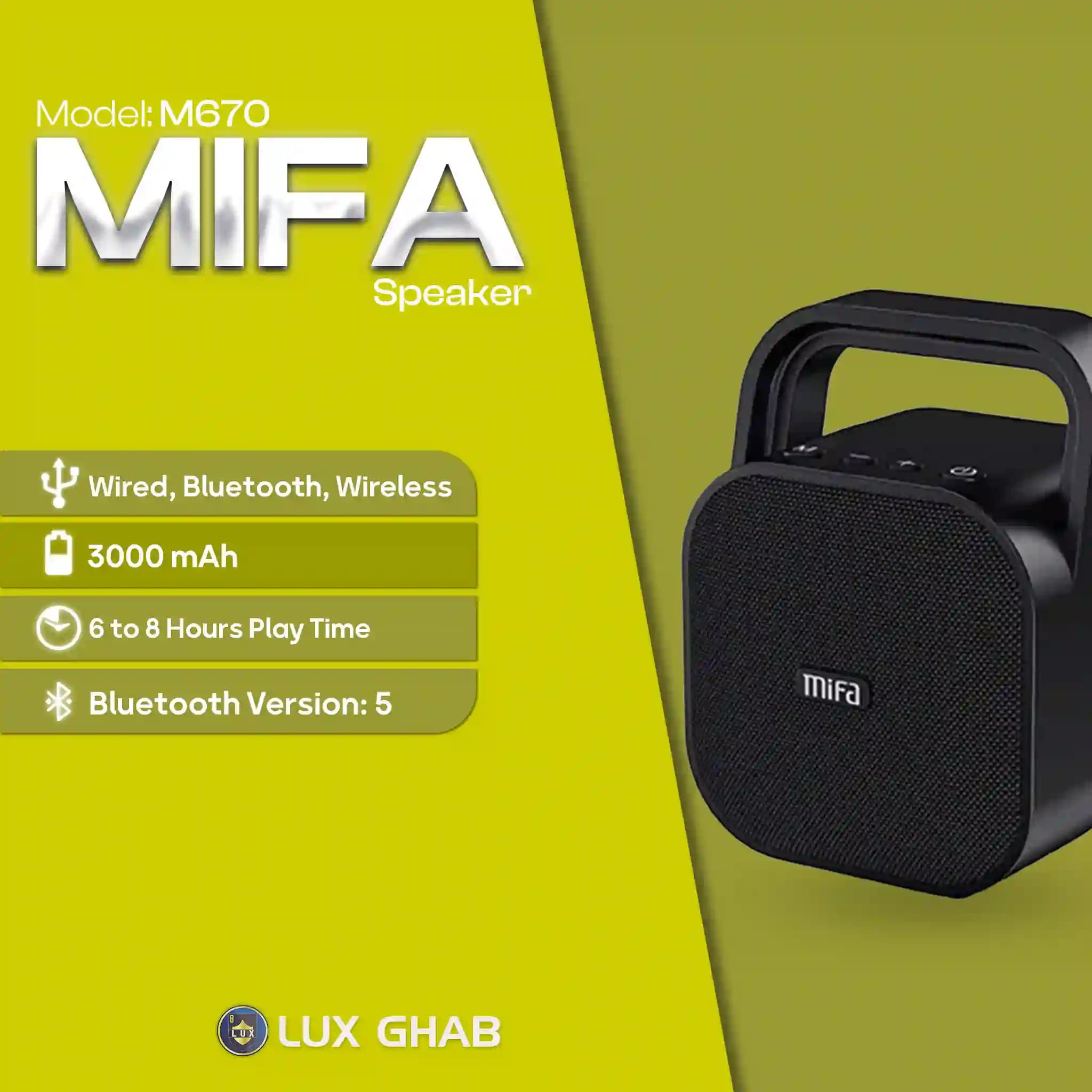 اسپیکر بلوتوثی میفا مدل M670 — تصویر ۳