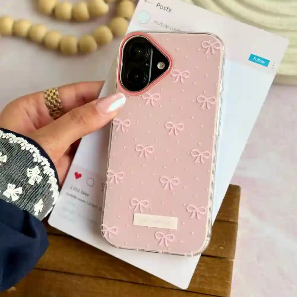 قاب پاپیون مدل Pink Summer برای IPHONE 16