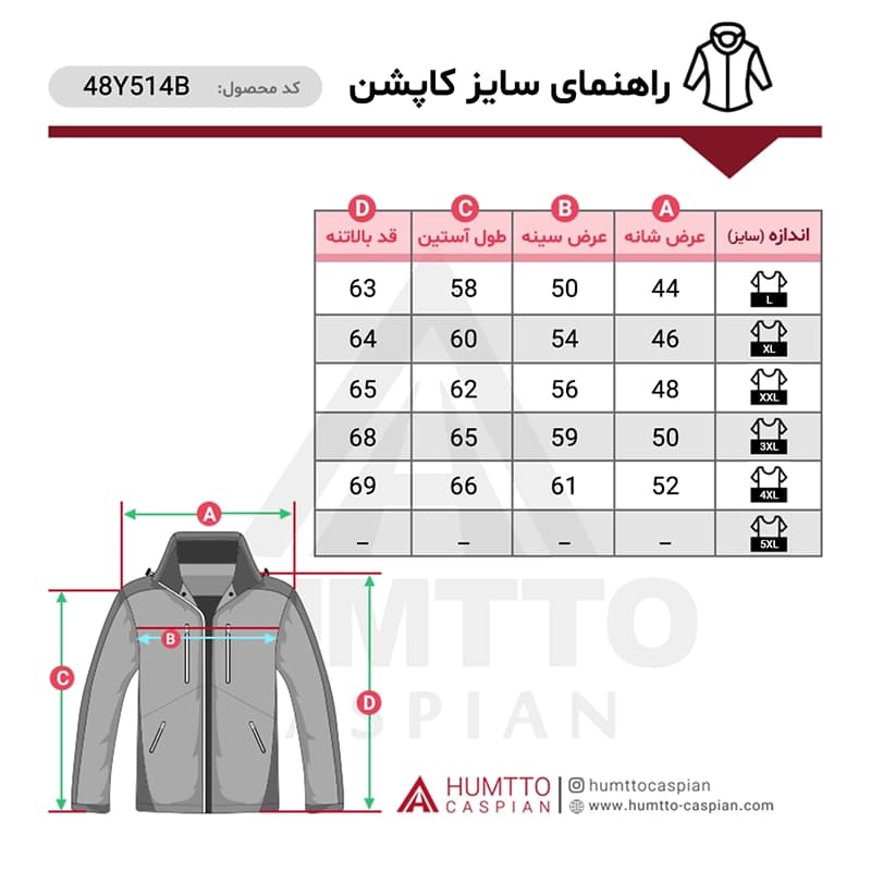 کاپشن زنانه هامتو humtto 48Y514B-3 — تصویر ۳