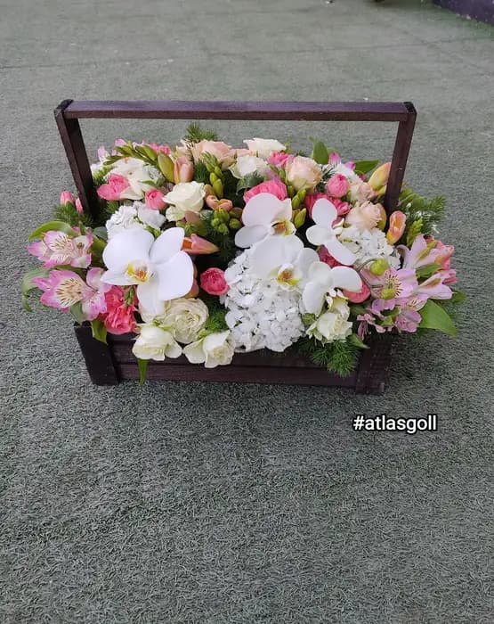 باکس گل چوبی طرح ساحل