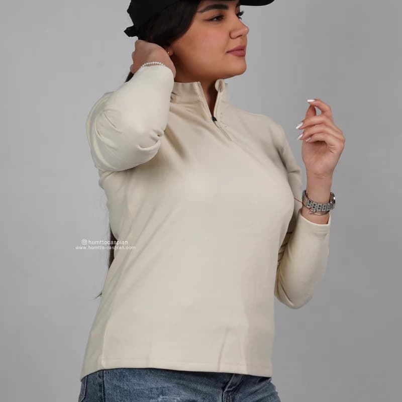 تیشرت نیم زیپ زنانه هامتو humtto 38U308B-3 — تصویر ۷