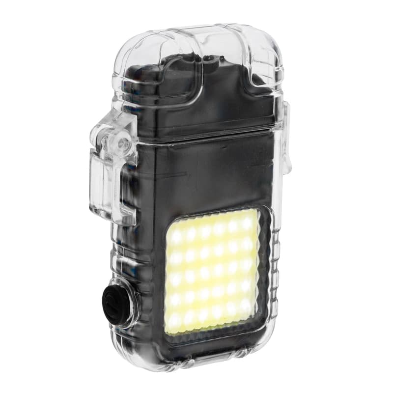 فندک المنتی ضد آب شارژی مجهز به چراغ قوه | Waterproof Lighter