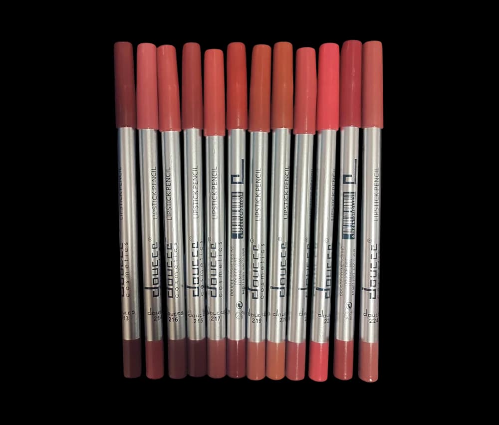 رژ لب مدادی دوسه مدل Lipstick Pencil بسته 12 عددی