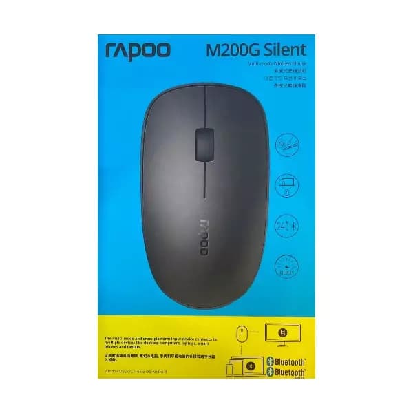 ماوس بی‌سیم رپو مدل Rapoo M200G Silent — تصویر ۳