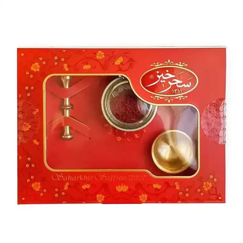 زعفران سرگل خاتم کادویی سحرخیز – 1گرم
