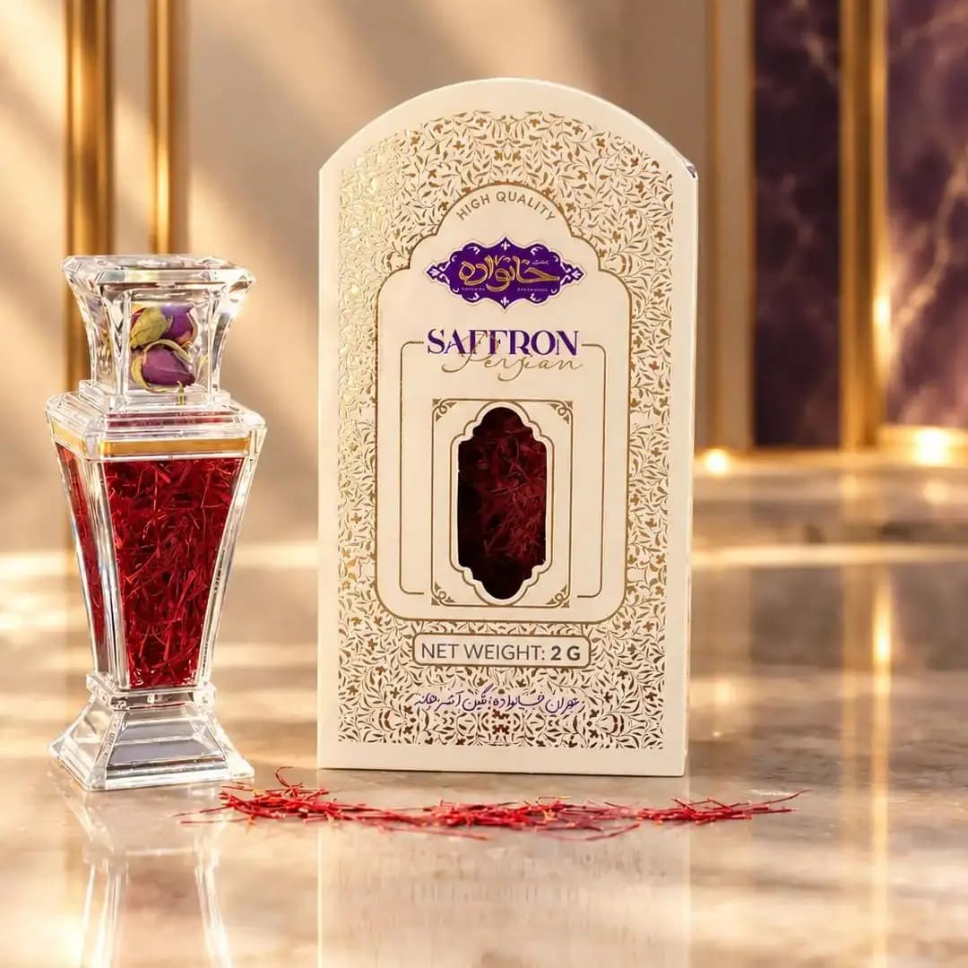 زعفران دو گرم سوپر نگین لاکچری اصل قاینات