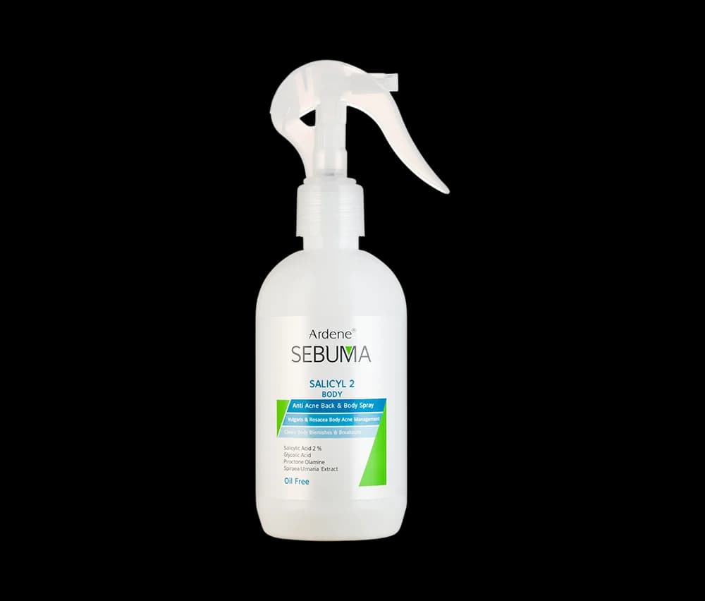 اسپری ضد جوش بدن آردن سبوما مدل Salicyl 2 حجم 250 میلی لیتر