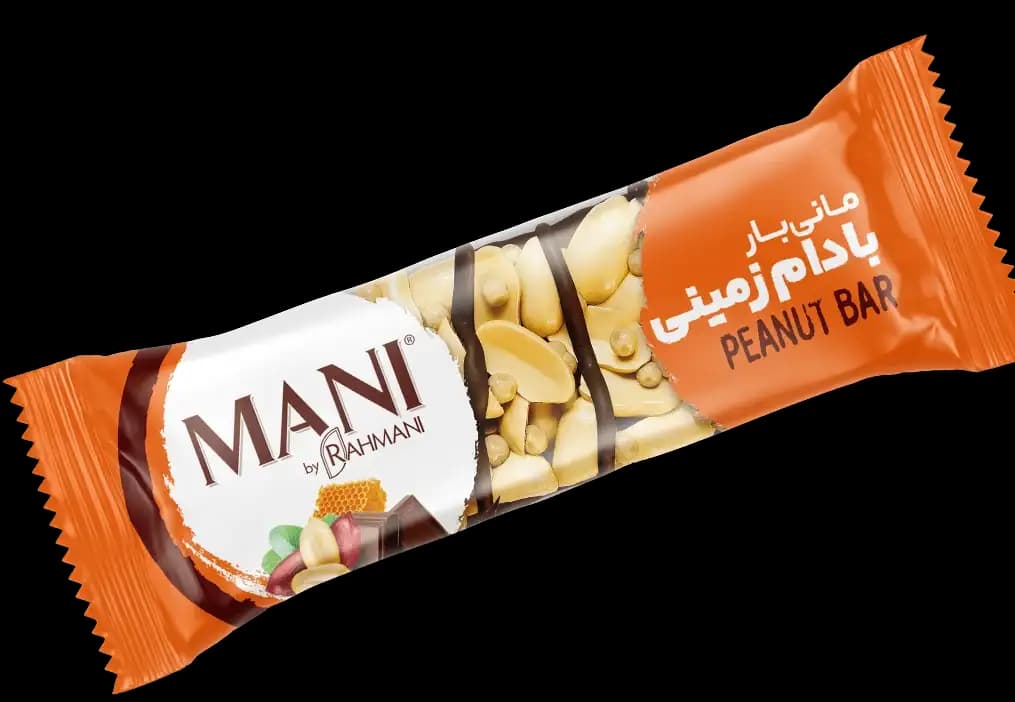 مانی بار بادام زمینی شکلاتی مانی