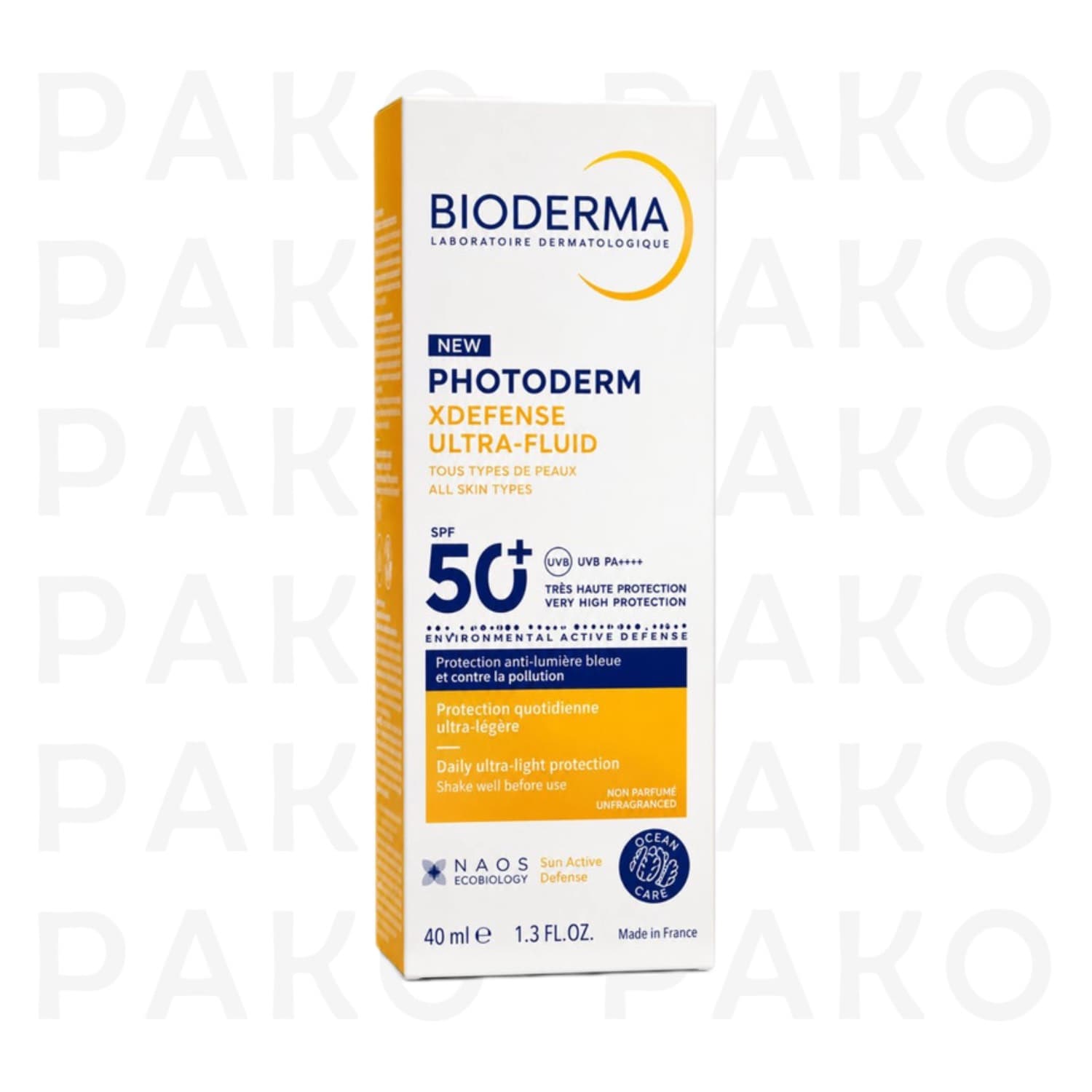 ضد آفتاب بی رنگ اولترا فلوئید بایودرما +SPF50 حجم 40ml — تصویر ۵