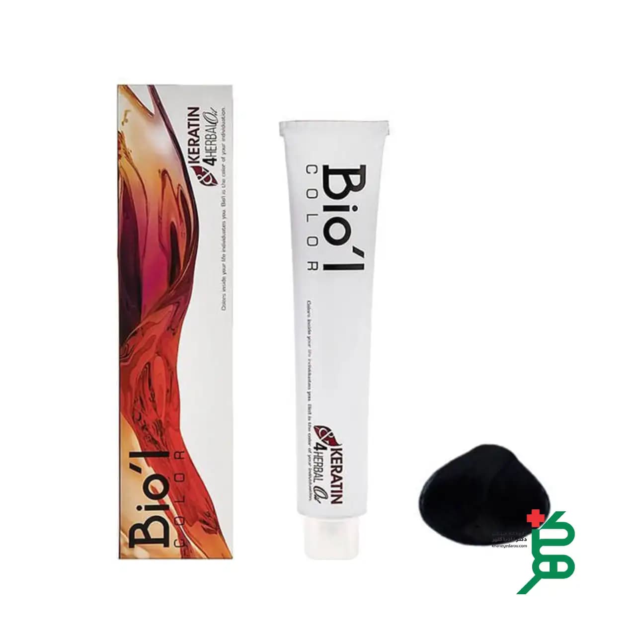 رنگ مو بیول BIOL شماره 1.1 رنگ مشکی پرکلاغی