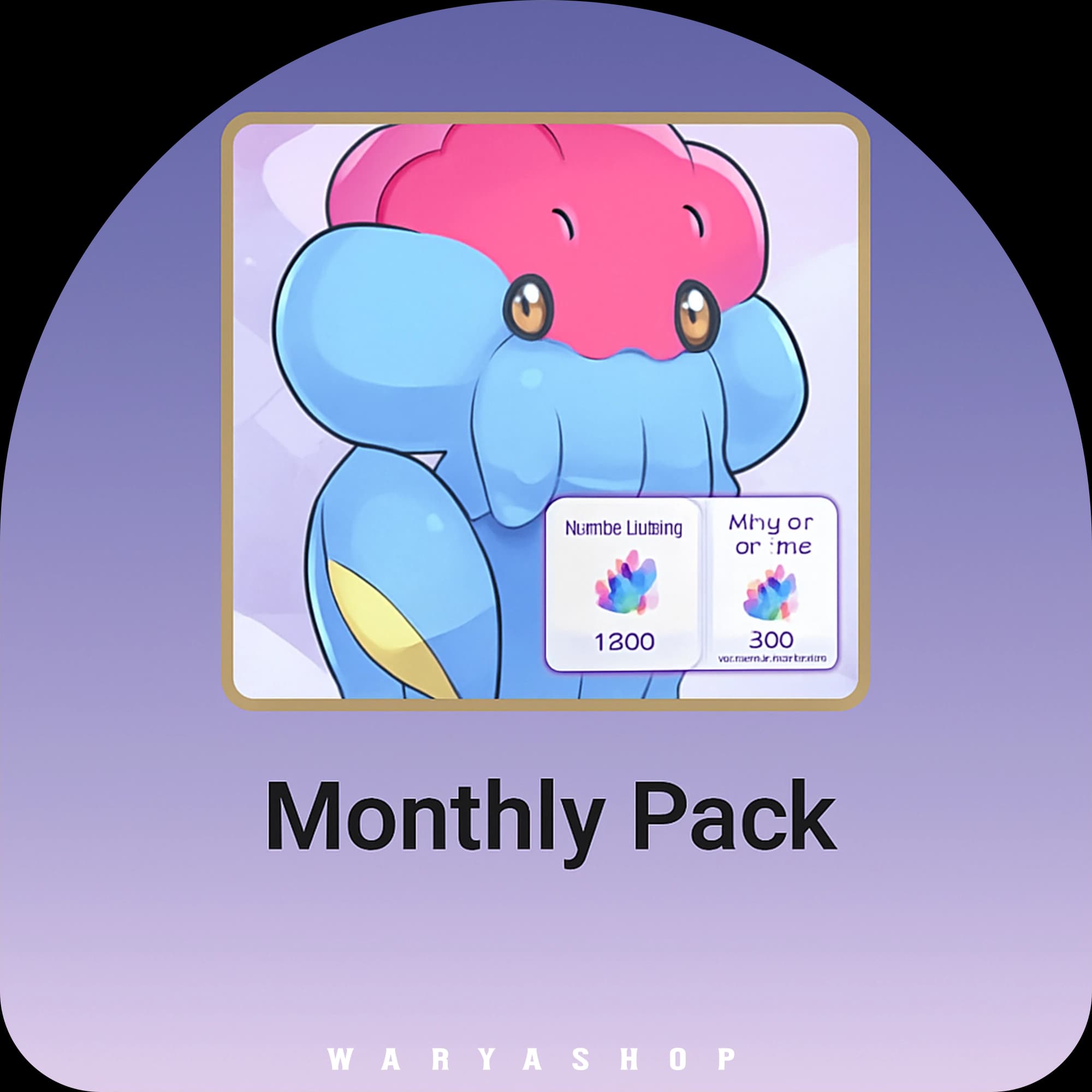 Monthly Pack بازی کائوس زیرو نایتمر