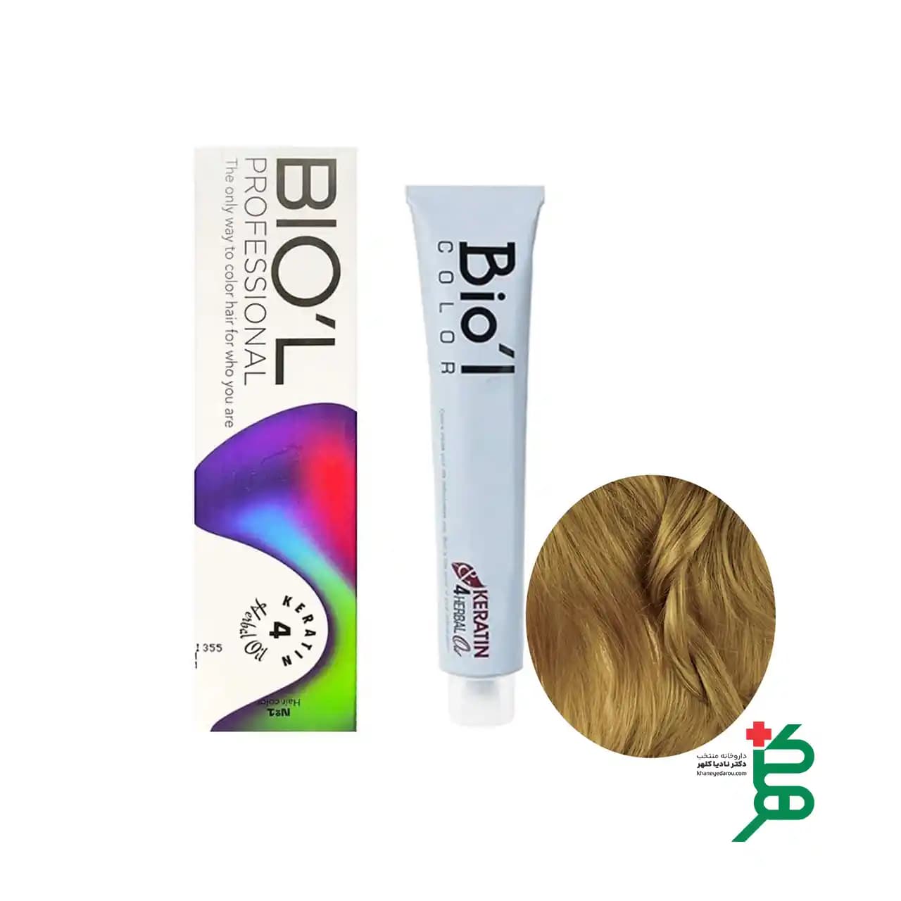 رنگ مو بیول BIOL شماره 7.13 رنگ بلوند کنفی متوسط