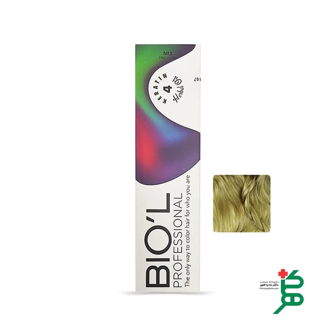 رنگ مو بیول BIOL شماره 7.7 بلوند زیتونی متوسط