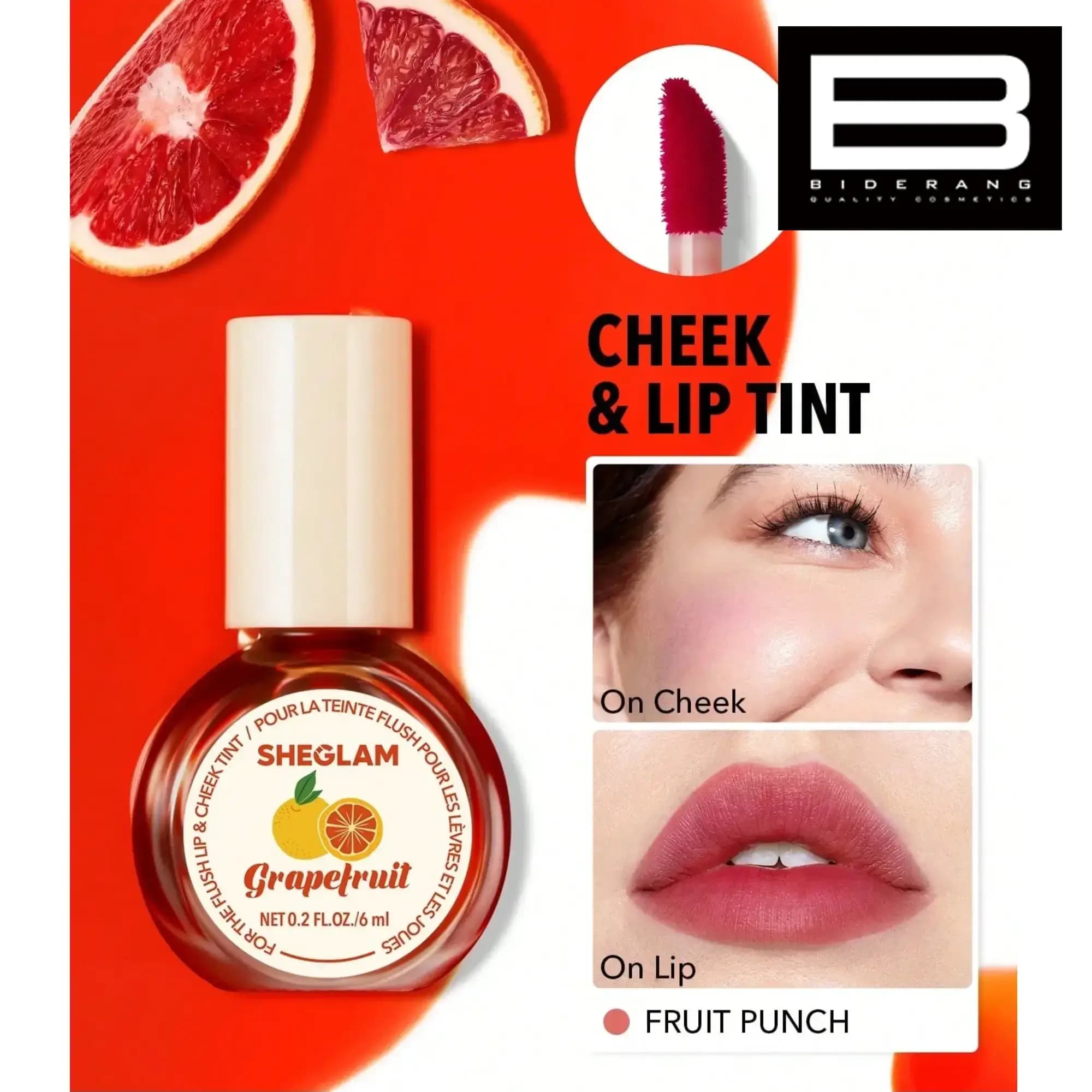 تینت لب میوه ای شیگلم حجم 6ml — تصویر ۶