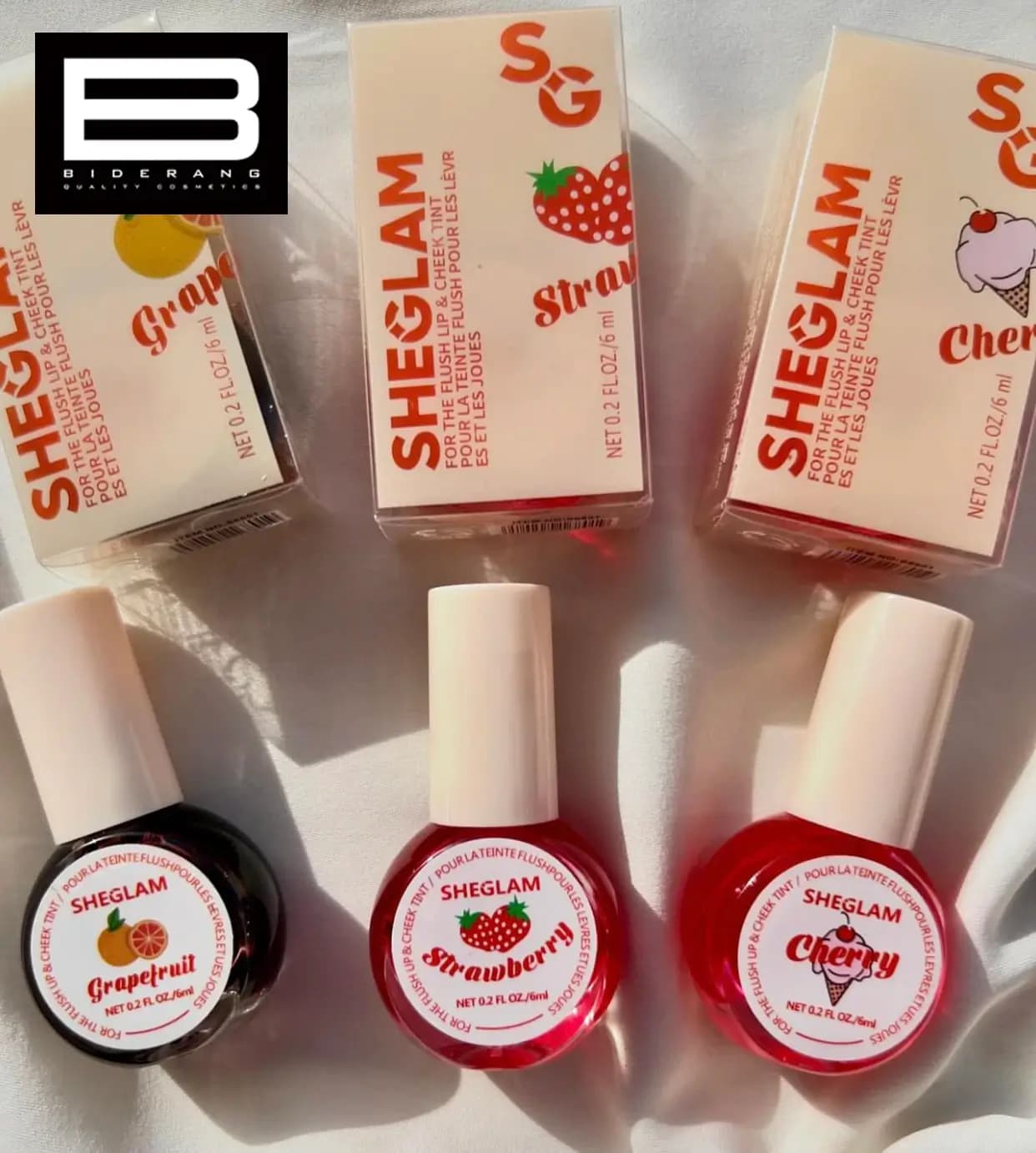 تینت لب میوه ای شیگلم حجم 6ml — تصویر ۴