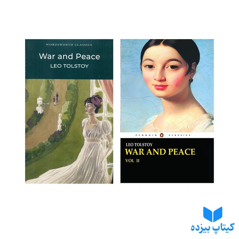 کتاب War and Peace (2 جلدی)