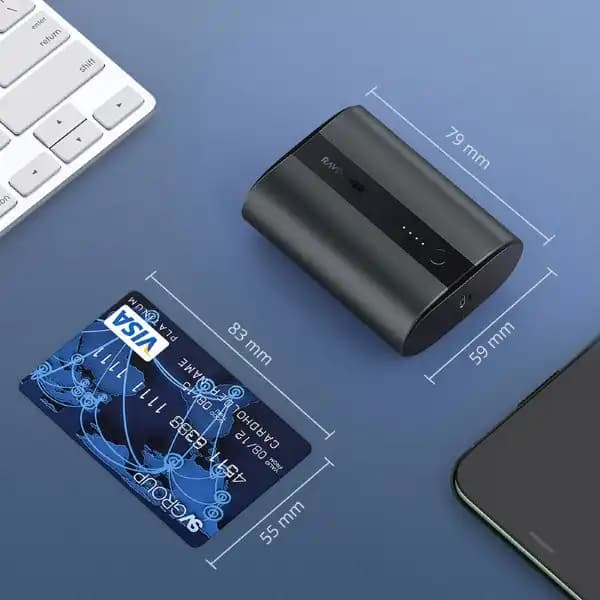شارژر همراه راوپاور مدل RP-PB197 ظرفیت 10000 میلی آمپر ساعت — تصویر ۲
