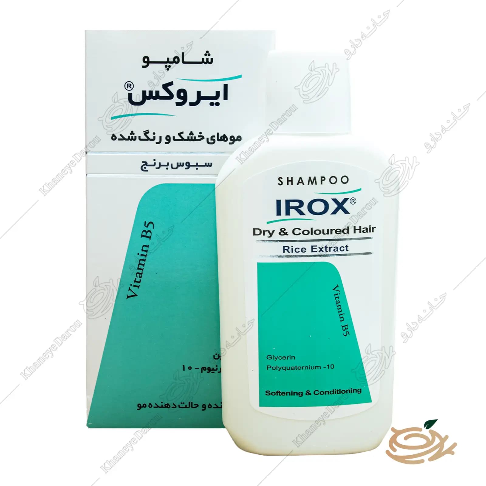 شامپو سبوس برنج ایروکس مناسب برای موهای خشک و رنگ شده