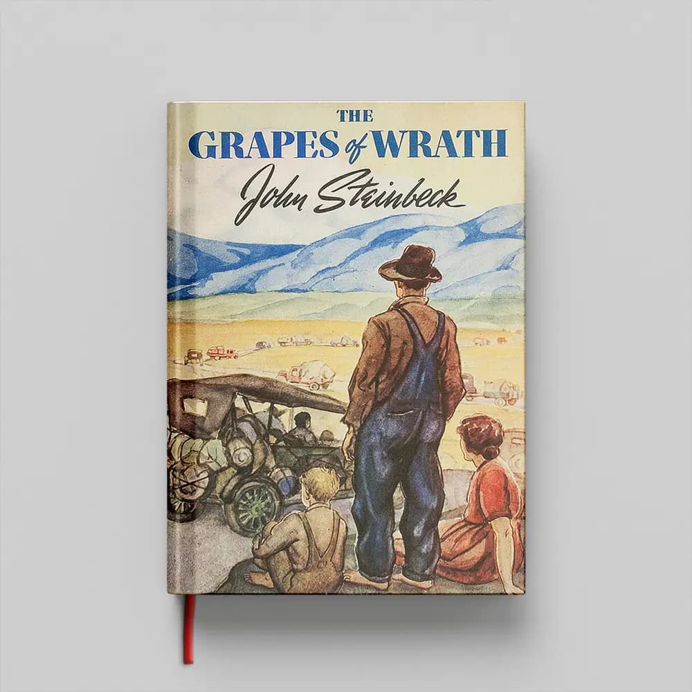 کتاب The Grapes of Wrath جلد سخت (HARDCOVER)