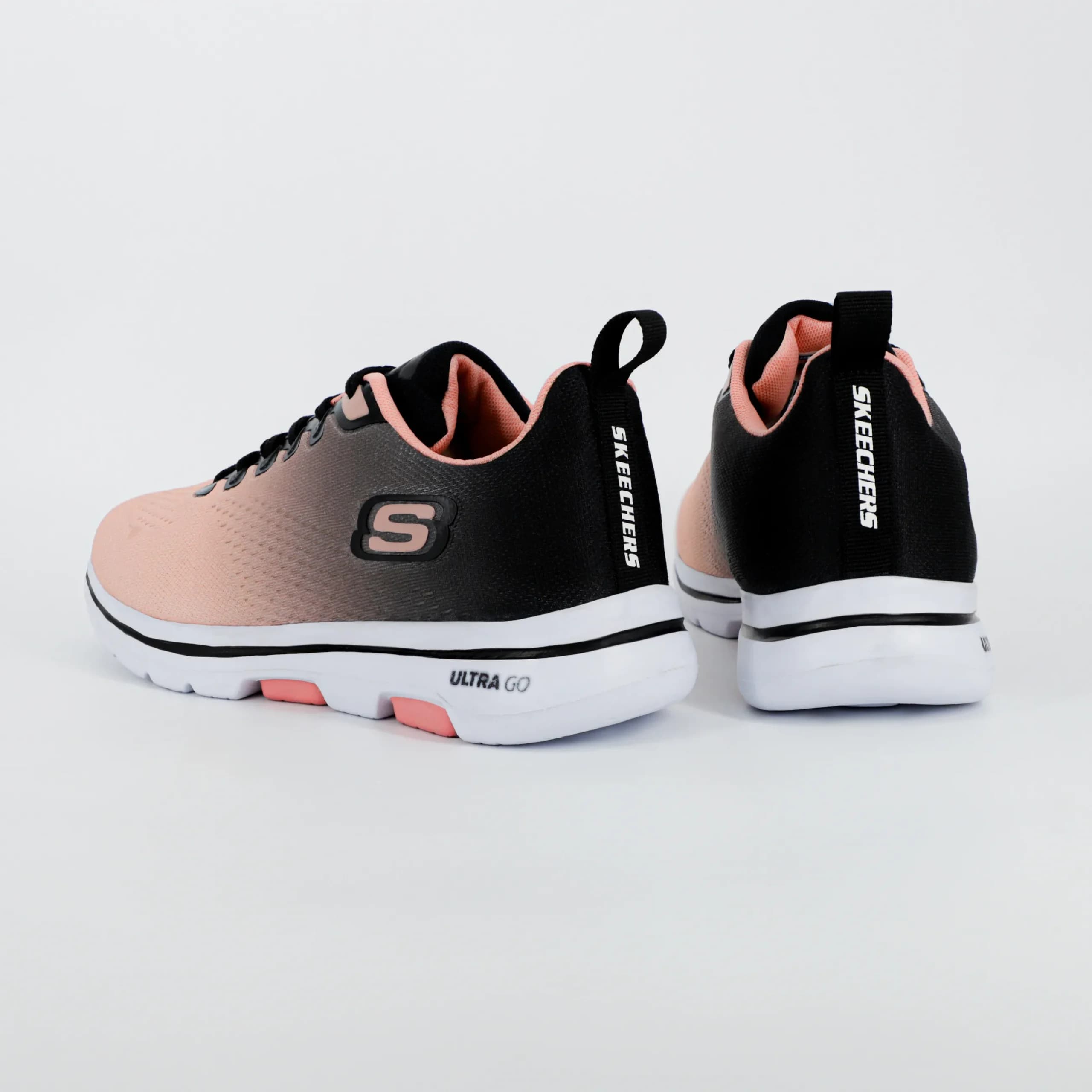 کتونی اسکیچرز Skechers طبی زنانه رنگ گلبهی کد 605 — تصویر ۳