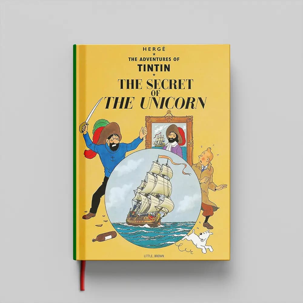 کتاب Tintin The Secret of the Unicorn جلد سخت (HARDCOVER)