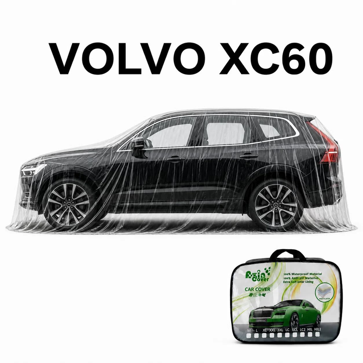 چادر 4 فصل چند لایه ولوو XC60 آذین روکش