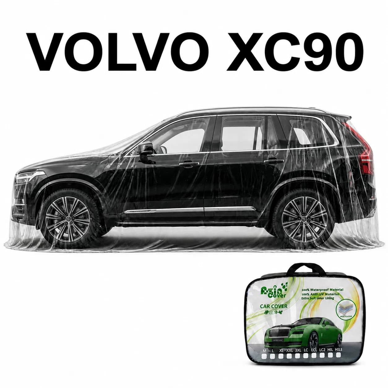 چادر 4 فصل چند لایه ولوو XC90 آذین روکش