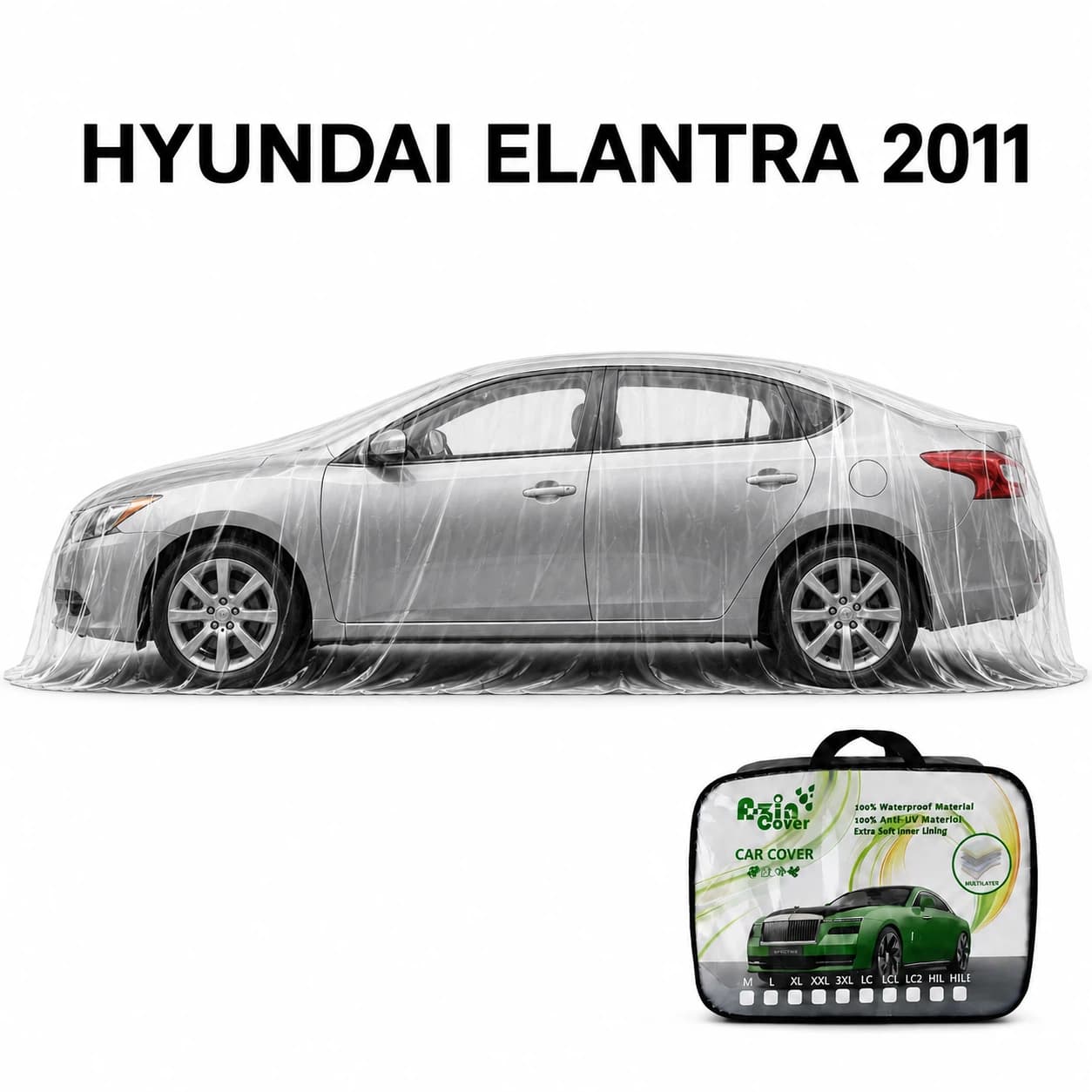 چادر 4 فصل چند لایه هیوندای النترا 2011 آذین روکش