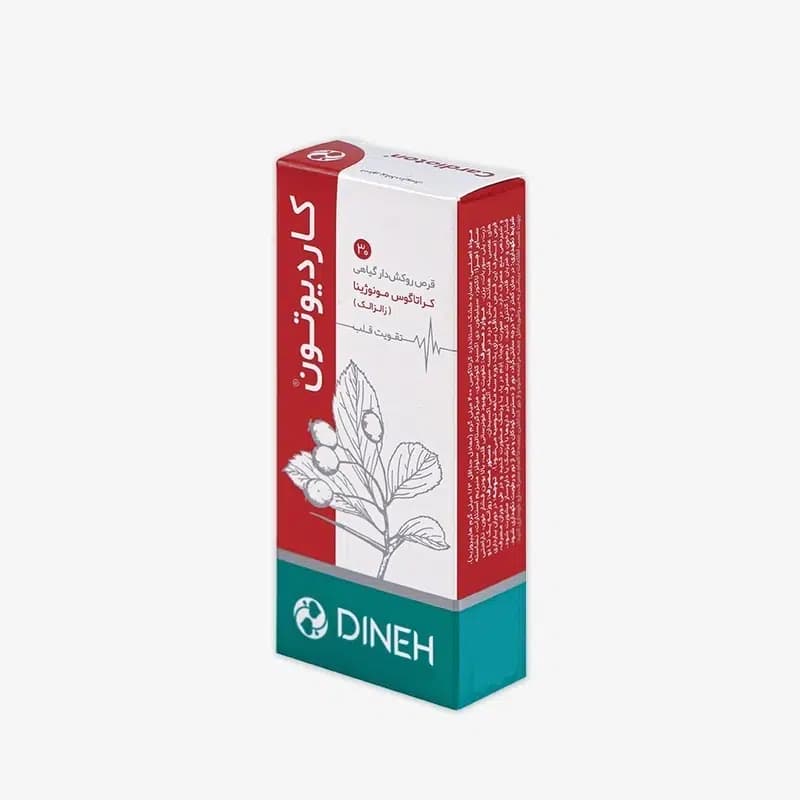 قرص روکشدار کاردیوتون دینه بسته 30 عددی