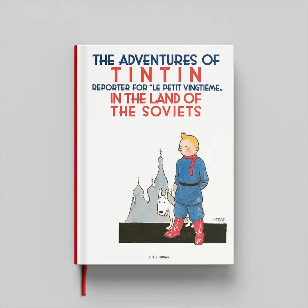 کتاب Tintin In the Land of the Soviets جلد سخت (HARDCOVER)