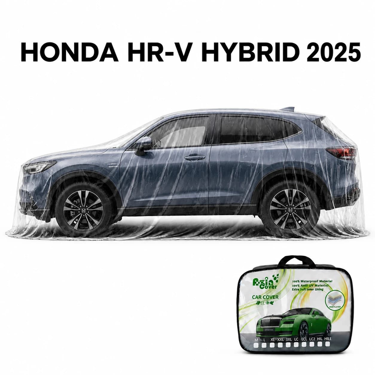 چادر 4 فصل چند لایه هوندا HR-V هیبرید 2025 آذین روکش