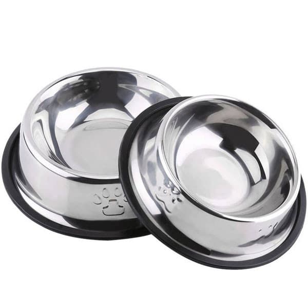 ظرف غذای سگ و گربه مدل Anti-Slip Steel Bowl-L — تصویر ۸