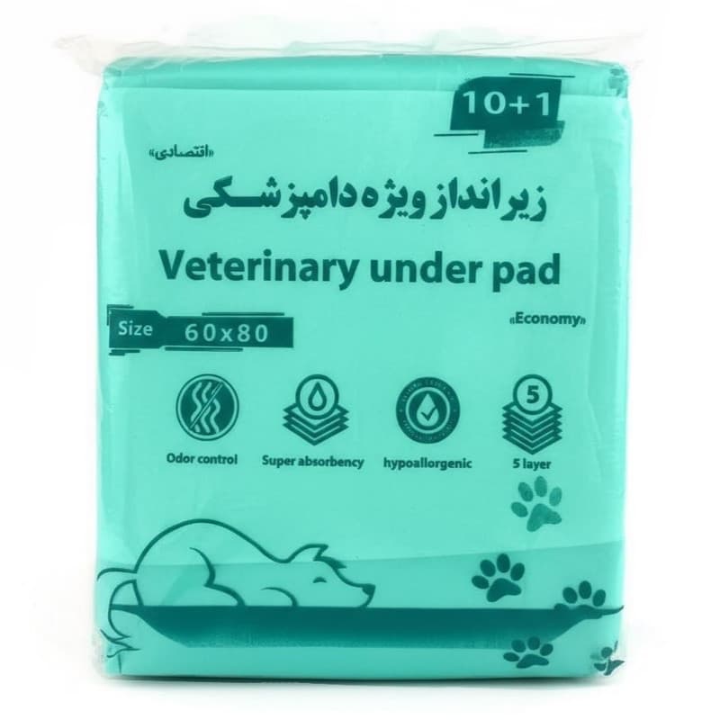 زیر انداز بهداشتی سگ و گربه (بسته 10 عددی)