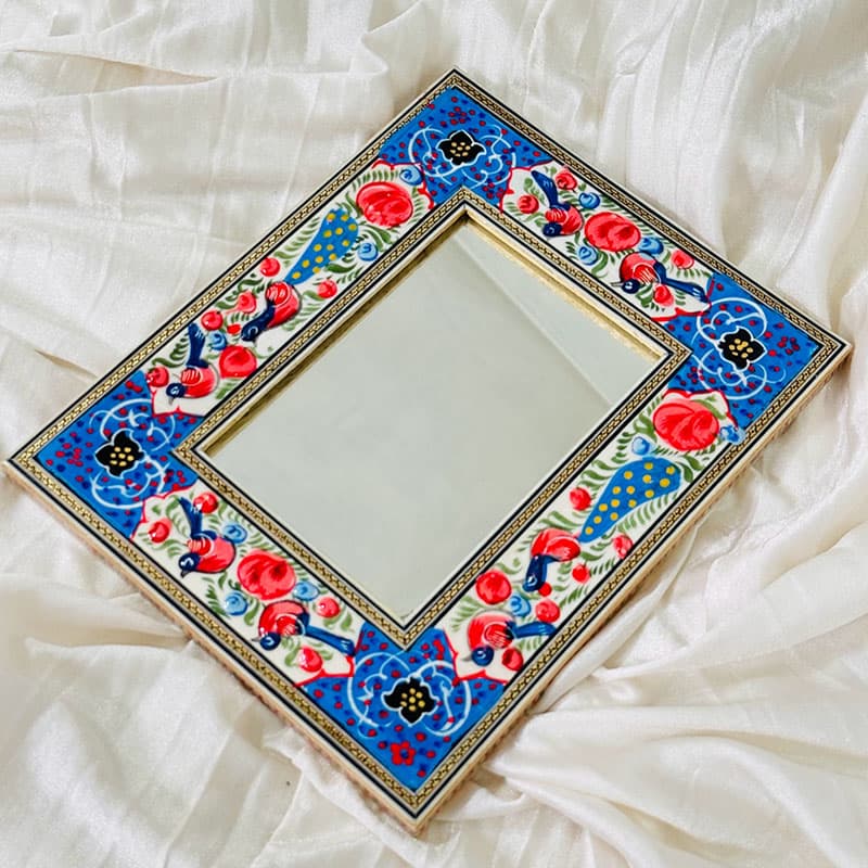 آینه خاتم نقاشی مینیاتور — تصویر ۳