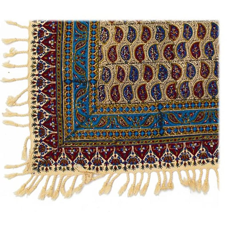 رومیزی قلمکار ممتاز طرح پته شویدی — تصویر ۲