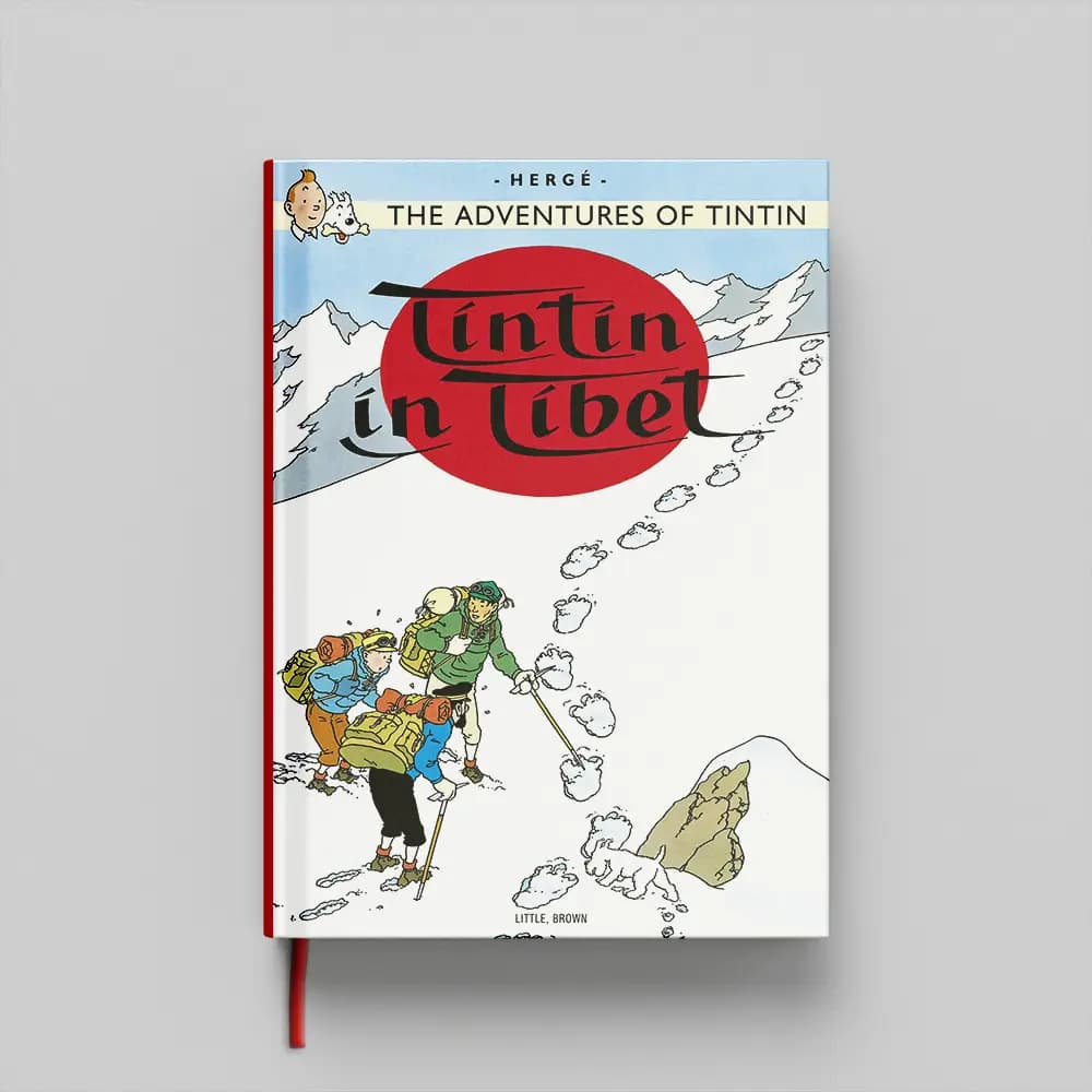 کتاب Tintin in Tibet جلد سخت (HARDCOVER)