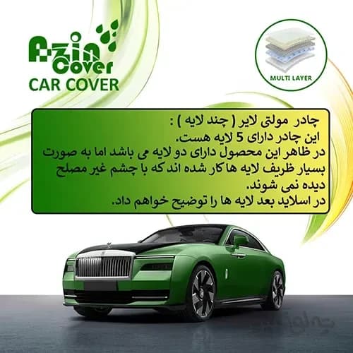 چادر 4 فصل چند لایه نیسان رونیز آذین روکش — تصویر ۱۰