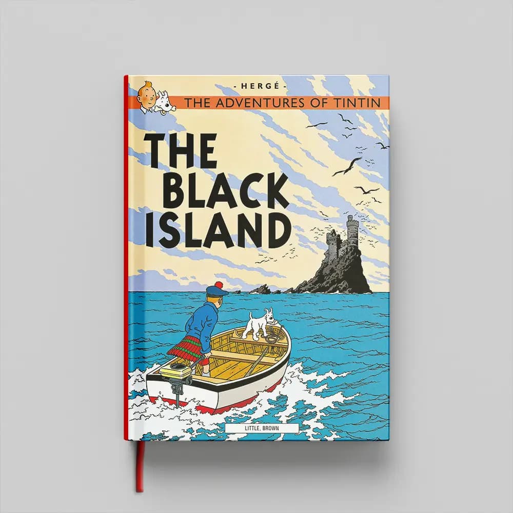 کتاب Tintin The Black Island جلد سخت (HARDCOVER)